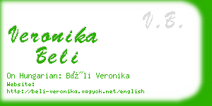 veronika beli business card